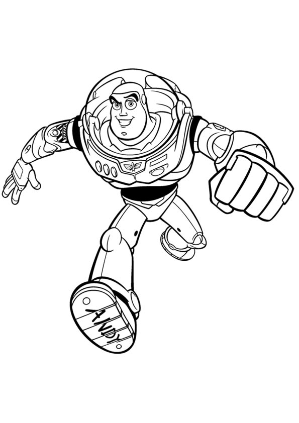 Desenhos de Buzz Lightyear para colorir