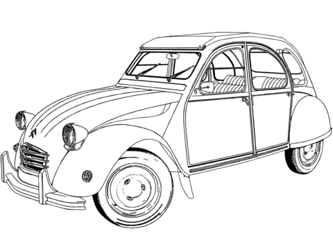 Desenhos de Citroën para colorir