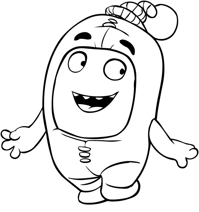 Desenhos de Oddbods para colorir