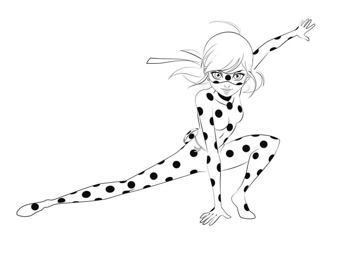 Desenho deAção Ladybug para colorir