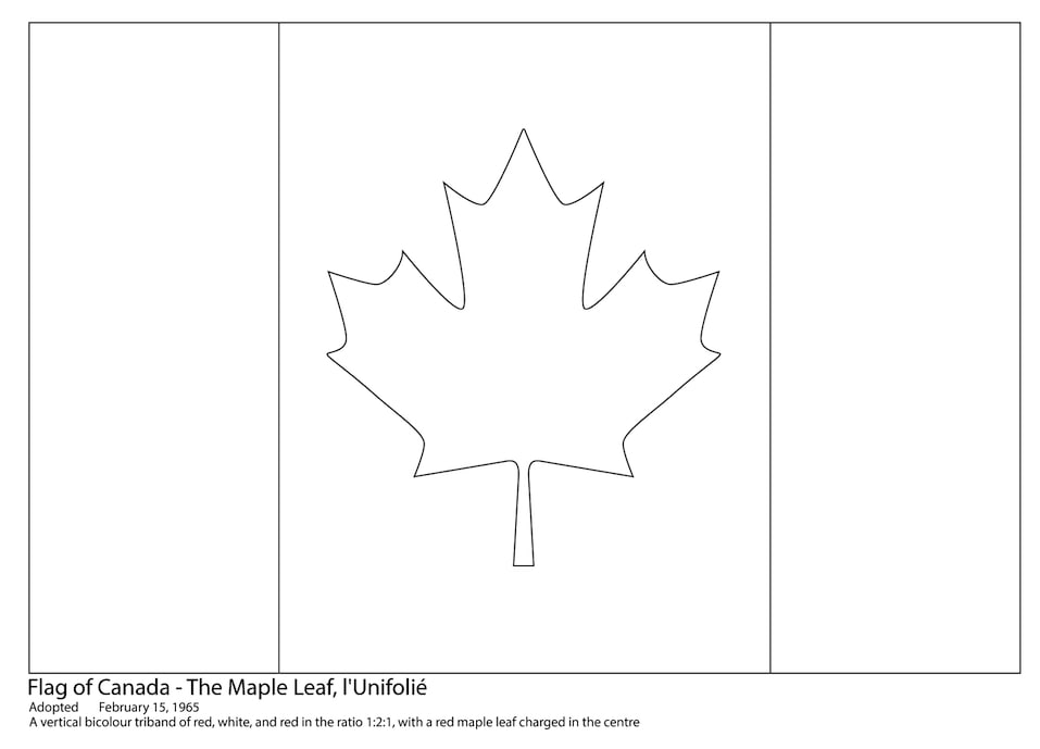 Desenhos de Canadá para colorir