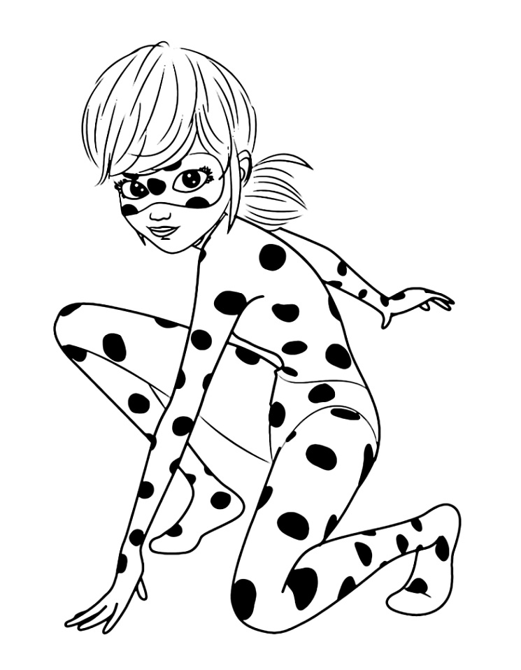 Desenho deImpressionante Ladybug para colorir