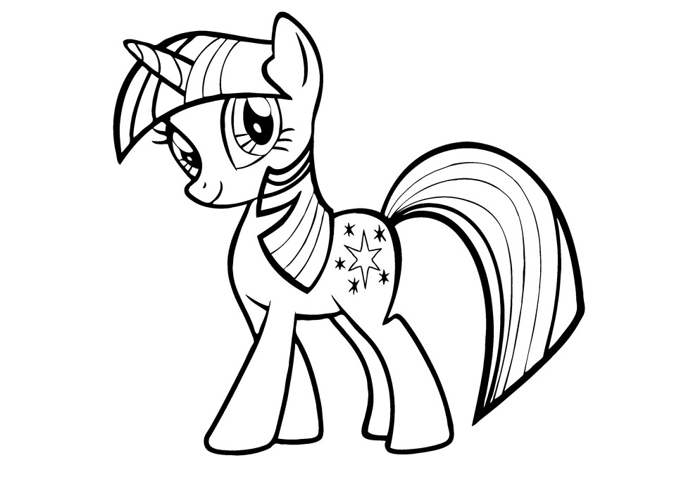 Desenho deTwilight Sparkle de My para colorir