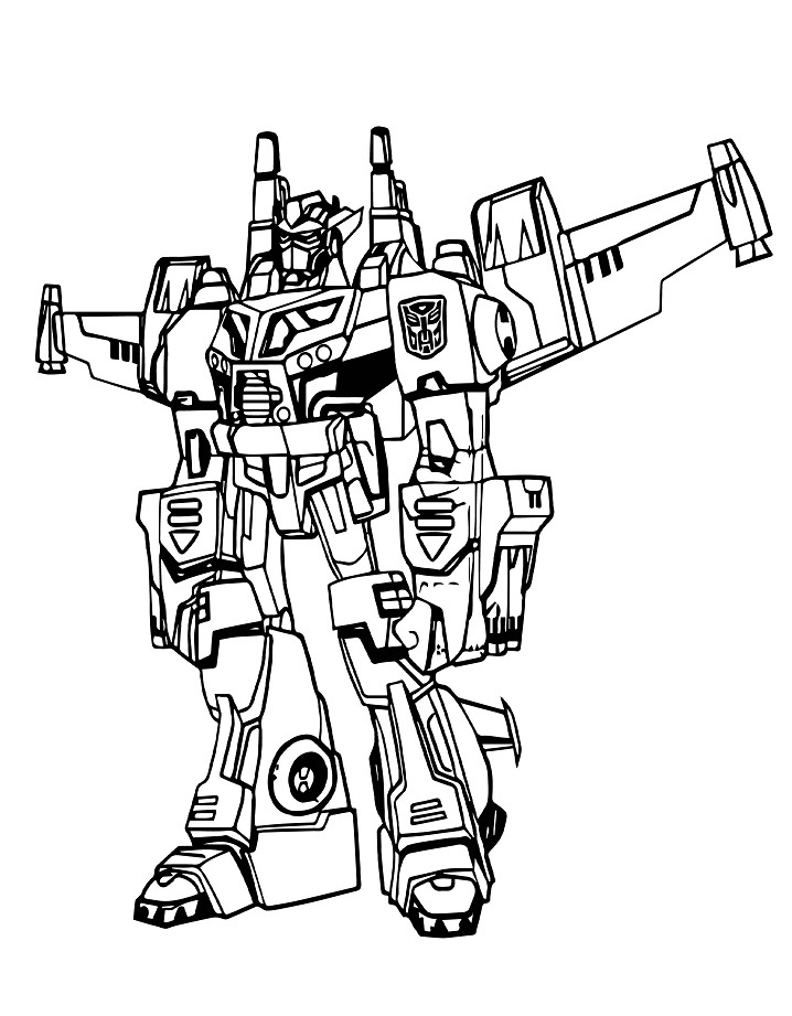 Desenho deImpressionante Optimus para colorir