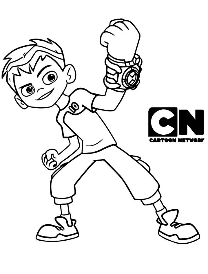 Desenhos de Ben 10 para colorir