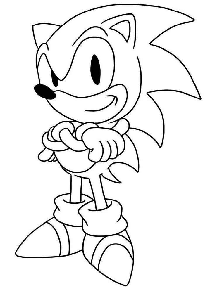 Desenhos de Sonic o Ouriço para colorir