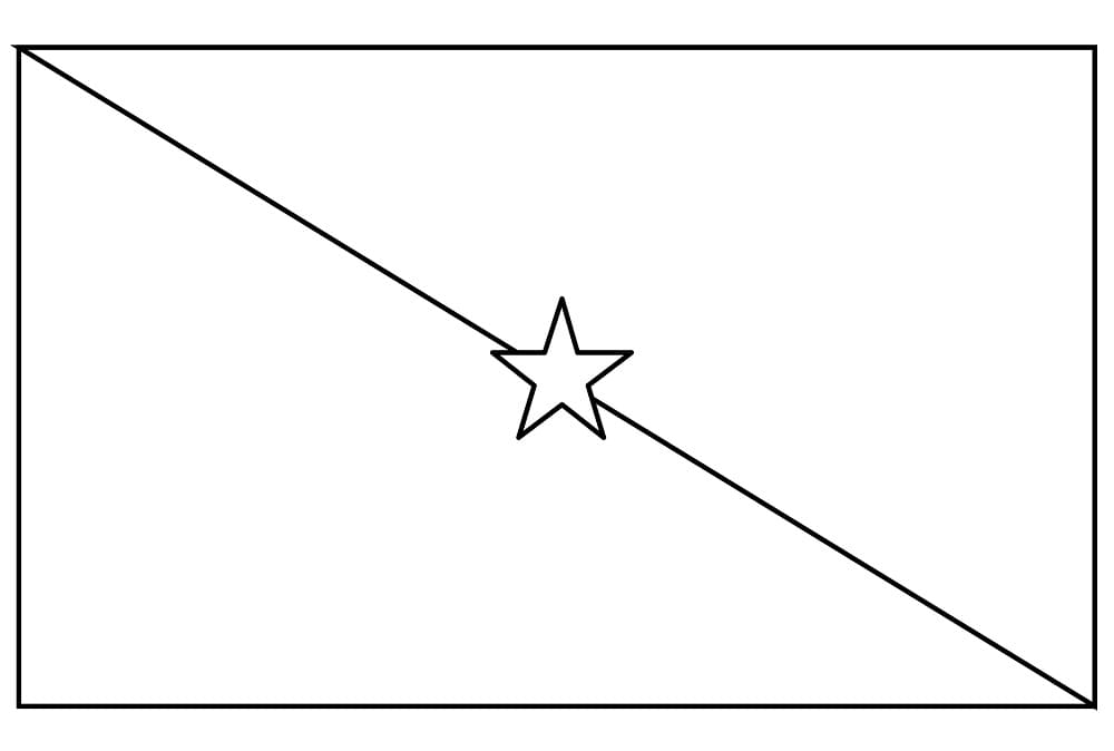 Desenho deA Bandeira da Guiana Francesa para colorir