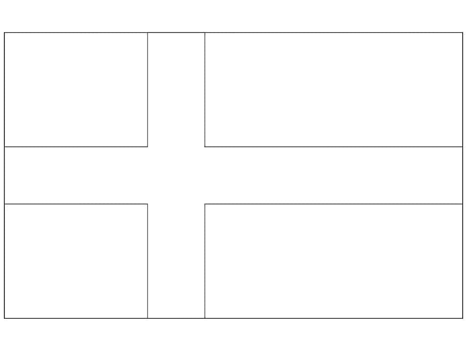 Desenho de A Bandeira da Suécia para colorir