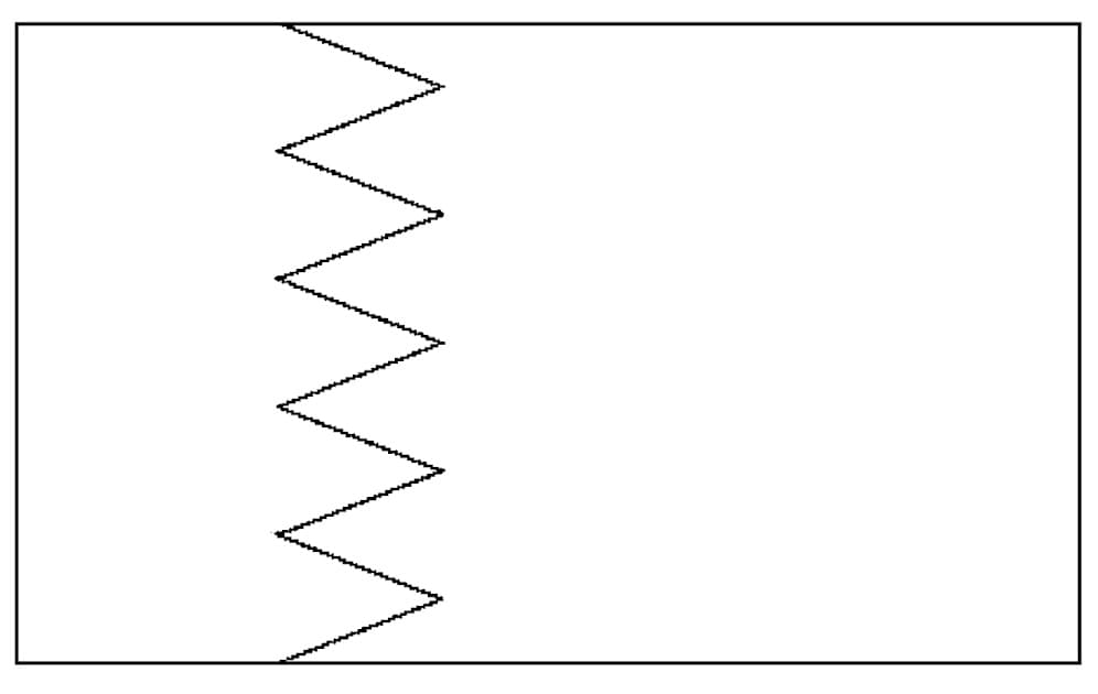 Desenho de A Bandeira do Barém para colorir