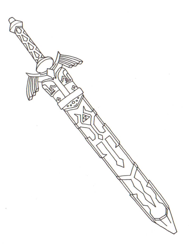 Desenho deA Espada para colorir