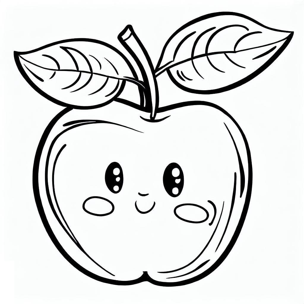 Desenho deAcerola Sorridente para colorir