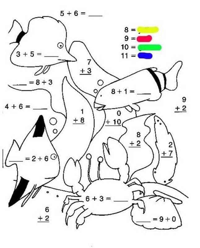 Desenho deAdição Oceano para colorir