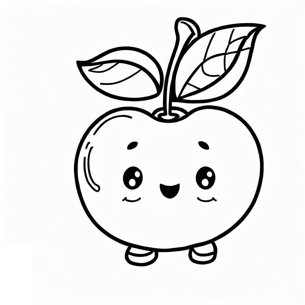 Desenho deAdorável Acerola para colorir