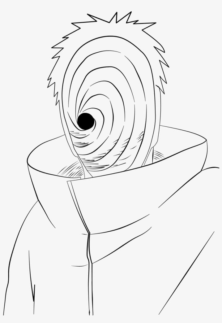 Desenho deAkatsuki Tobi para colorir