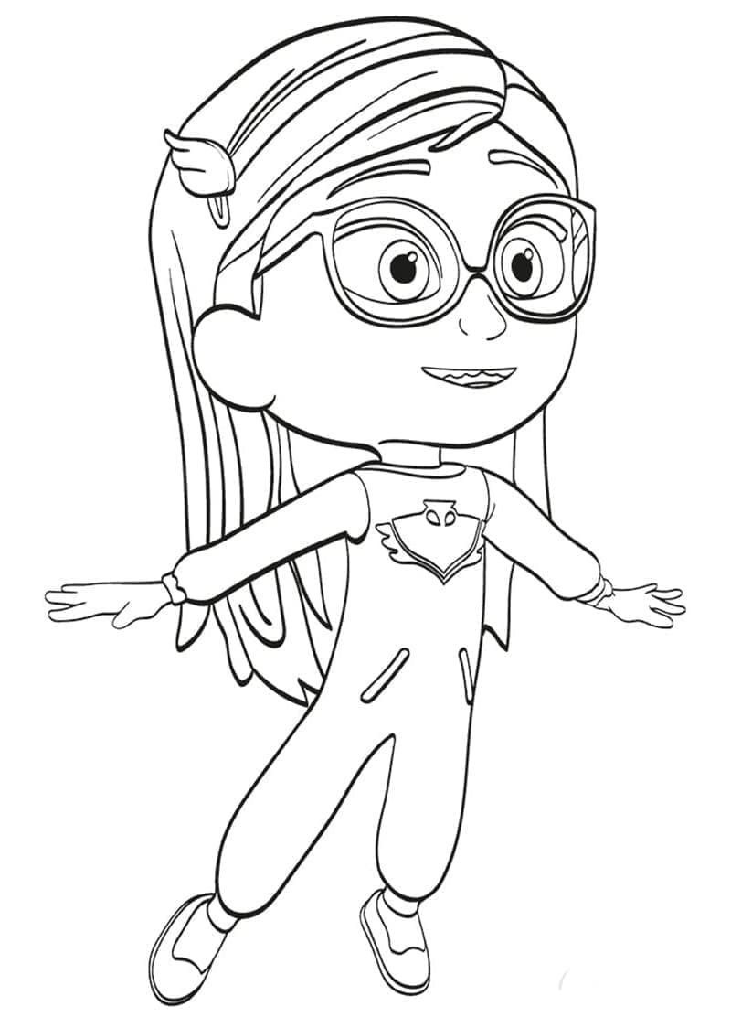 Desenho de Amaya de PJ Masks para colorir