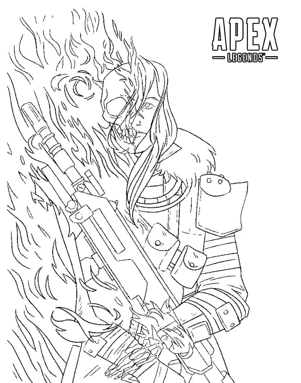 Desenho deApex Legends Grátis para colorir