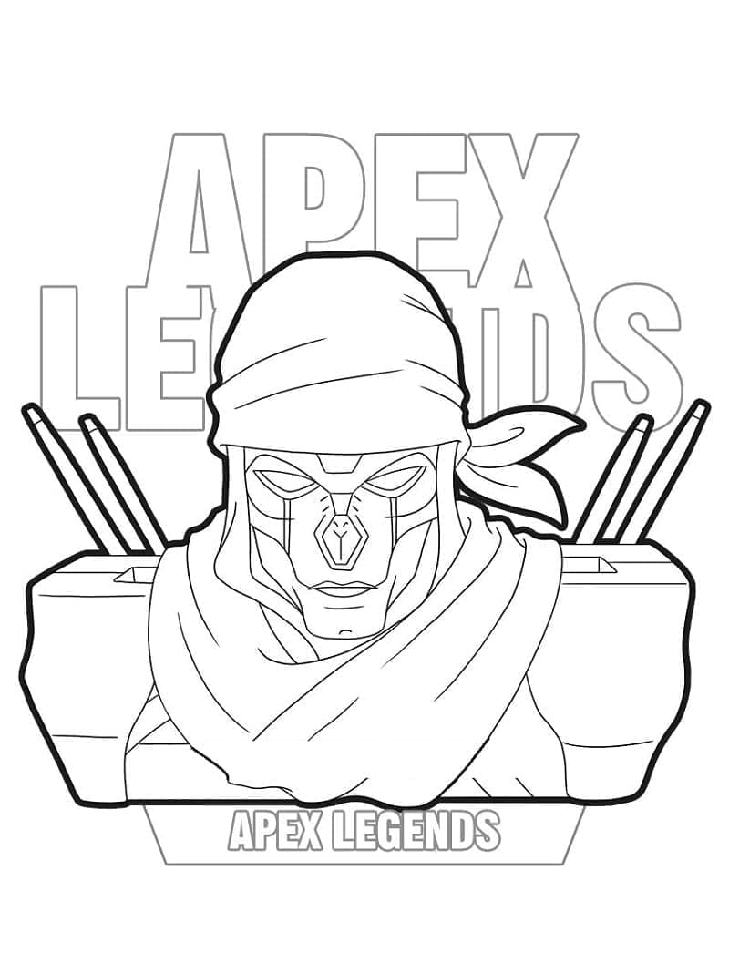 Desenho deApex Legends Revenant para colorir