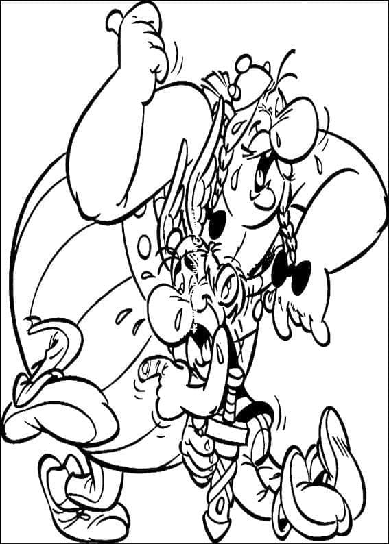 Desenho deAsterix 11 para colorir