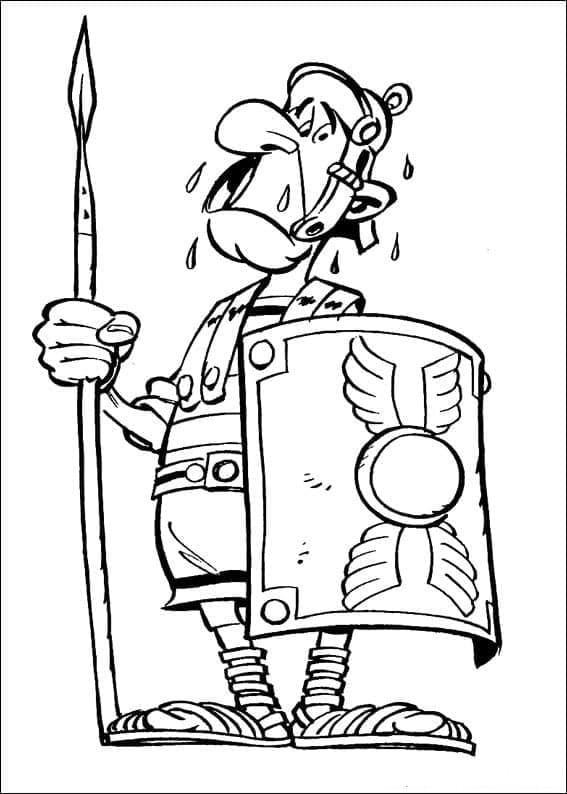 Desenho deAsterix 17 para colorir