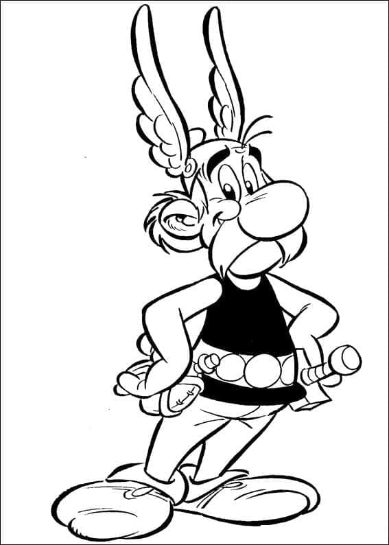 Desenhos de Asterix para colorir