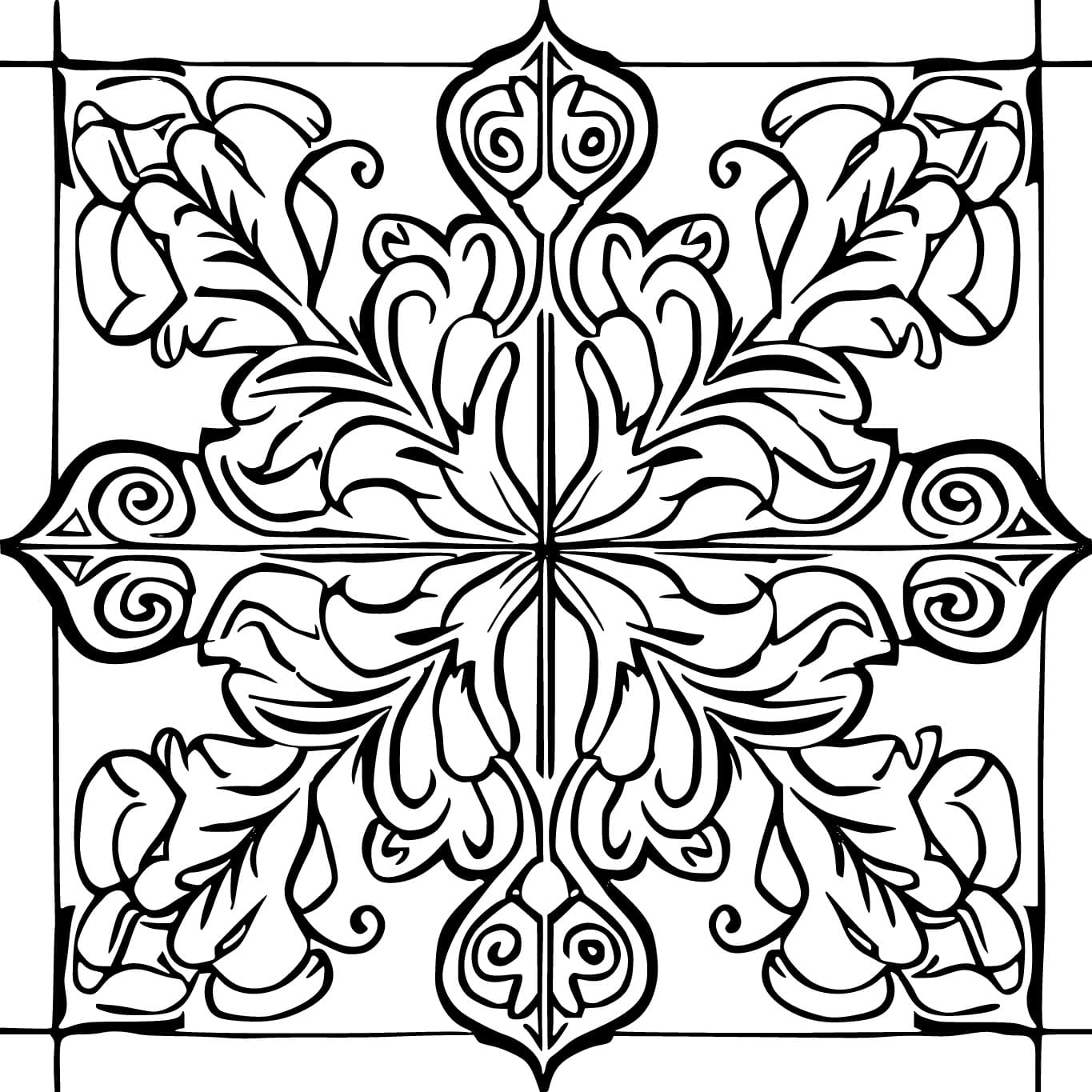 Desenho deAzulejo Para Cozinha para colorir