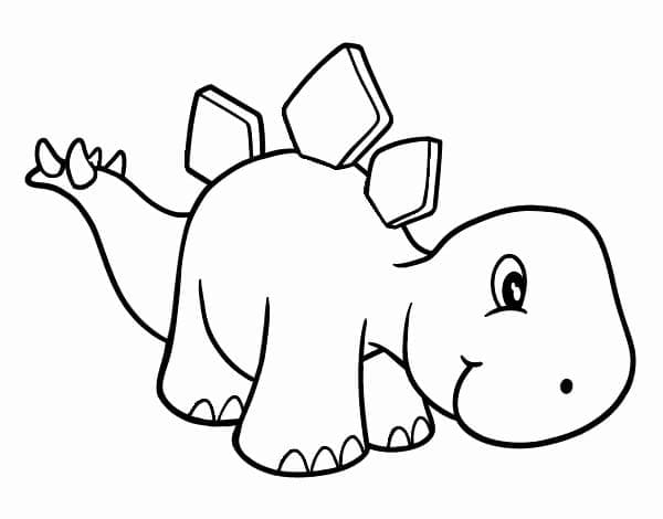 Desenhos de Dinossauro Bebê para colorir