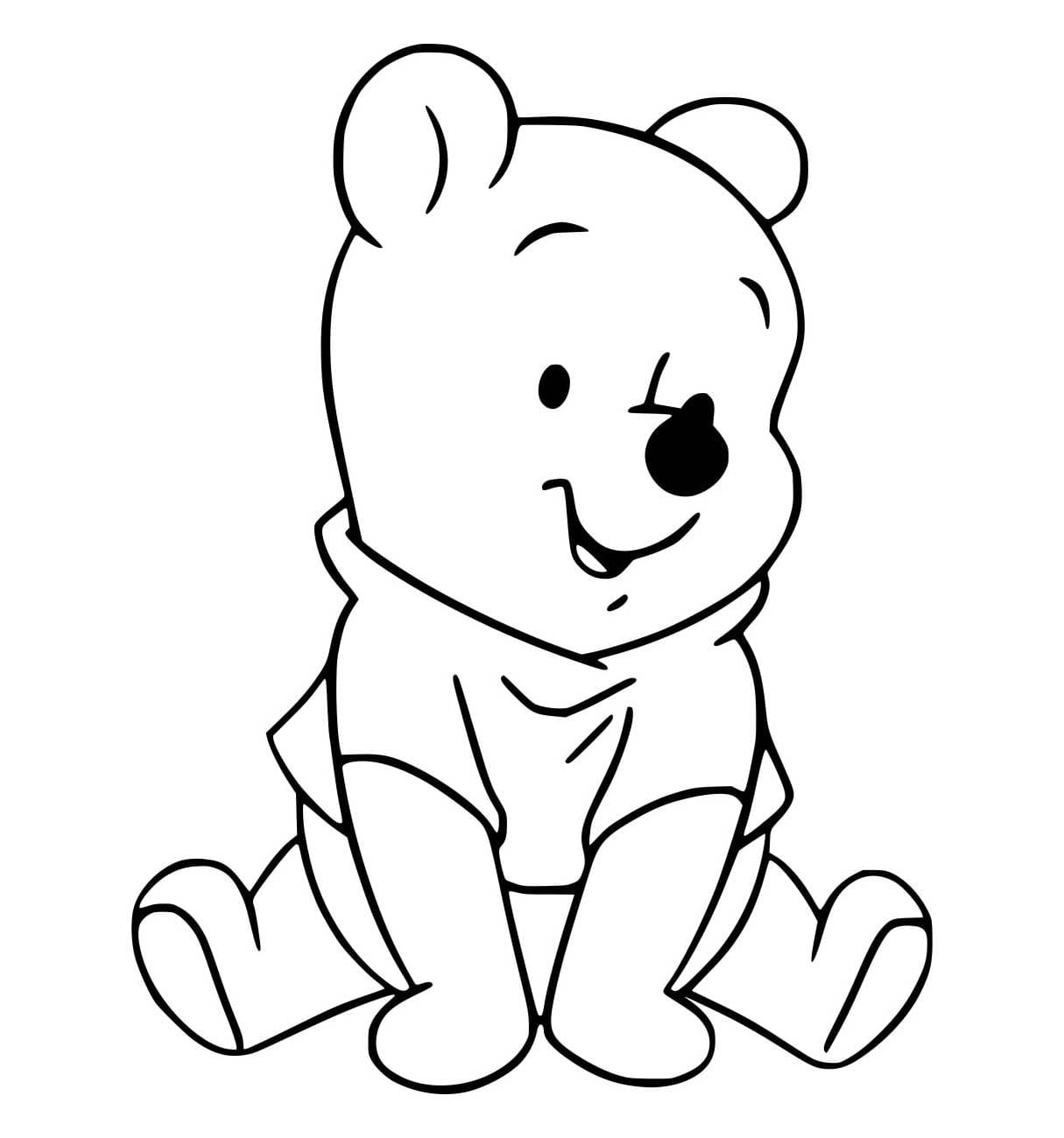 Desenho deBebê Pooh para colorir