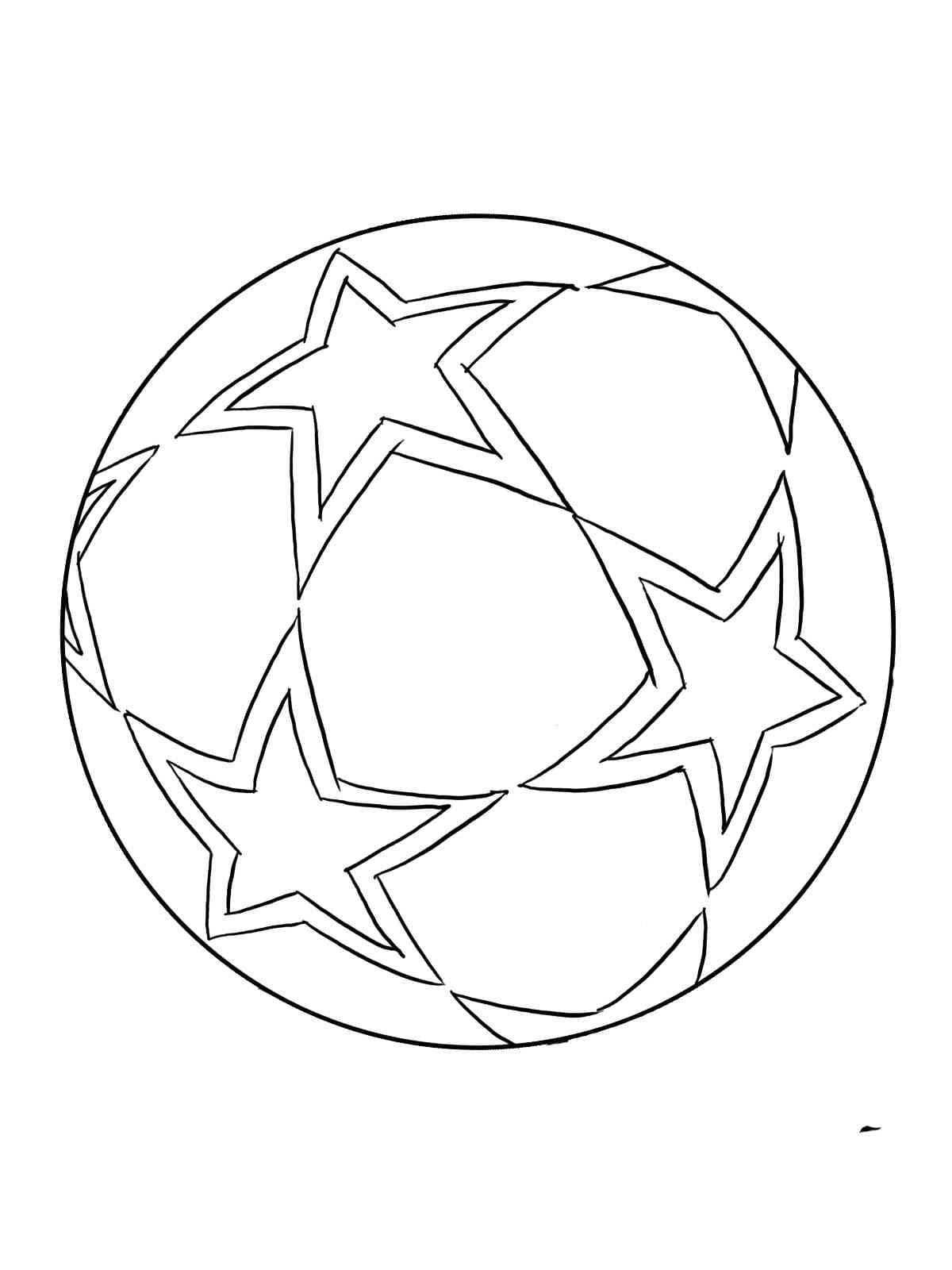 Desenho deBela Bola de Futebol para colorir