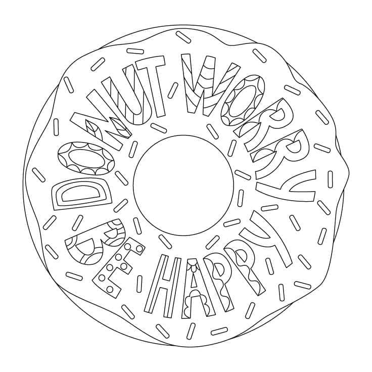 Desenho deBelo Donut para colorir