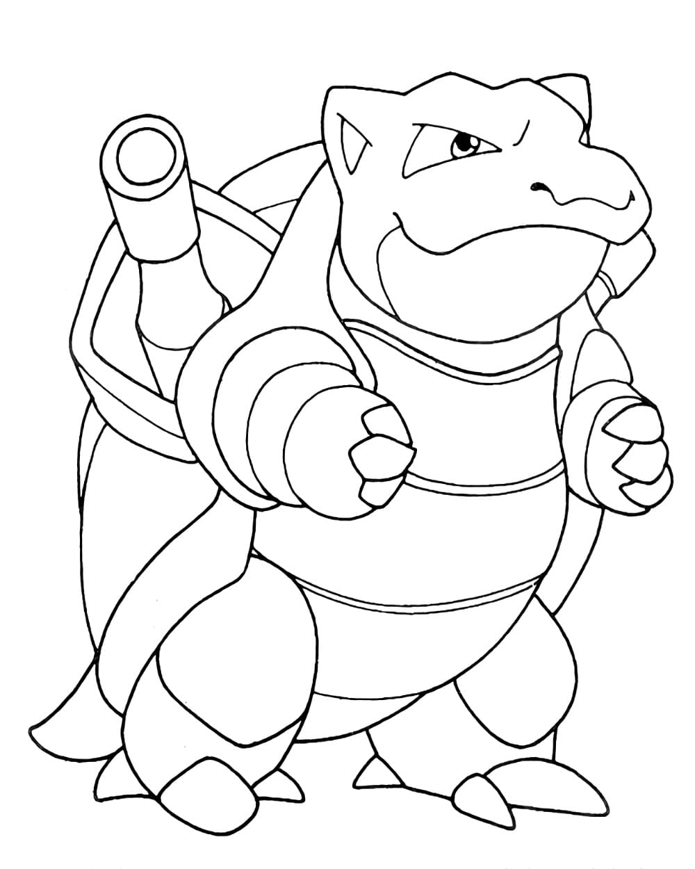 Desenho deBlastoise Para Crianças para colorir