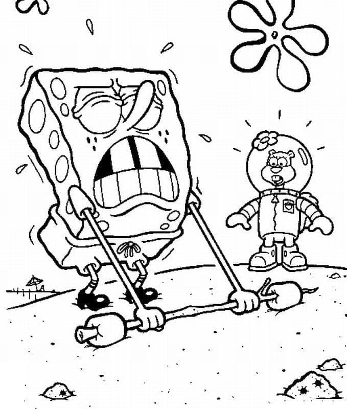 Desenho de Bob Esponja 3 para colorir