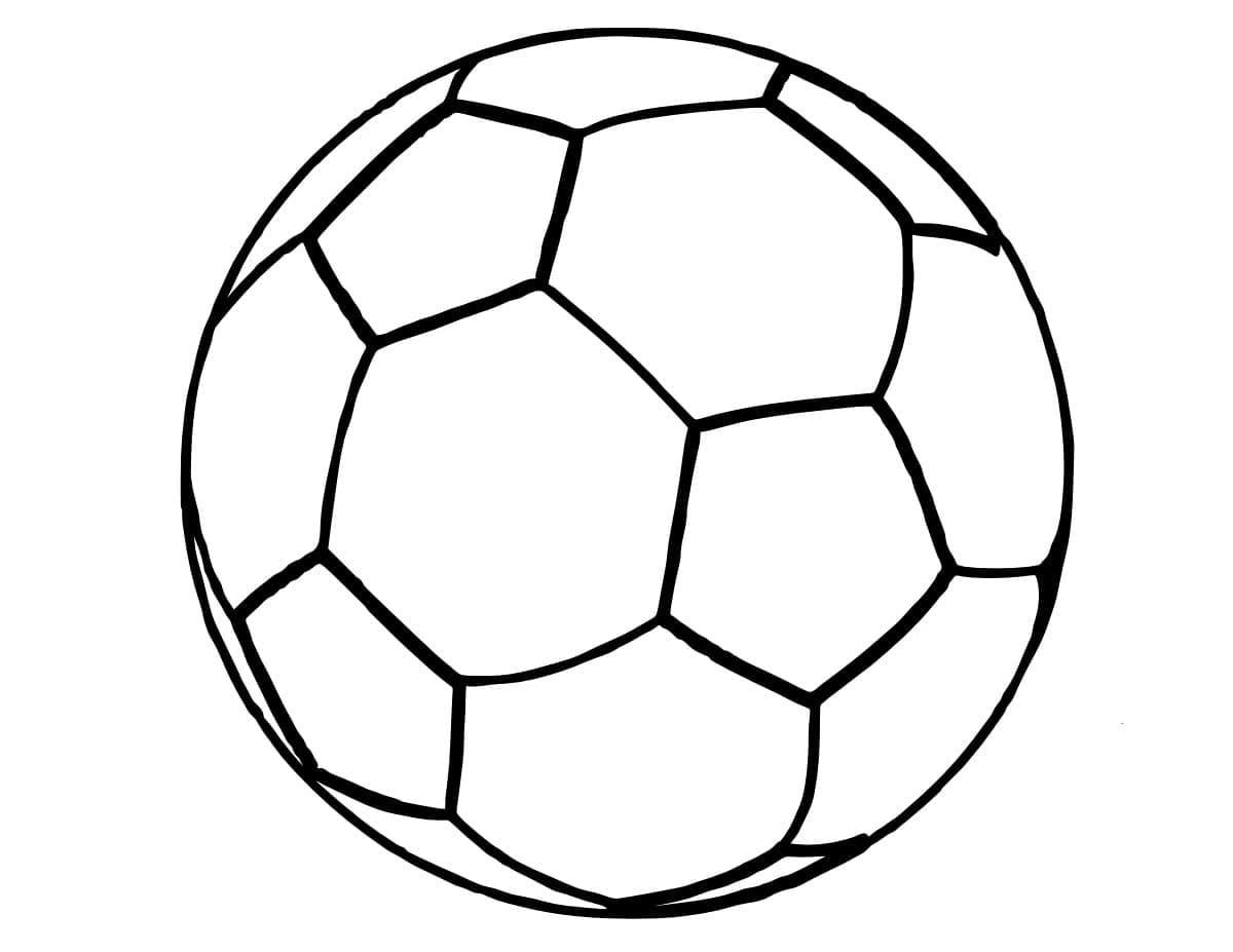 Desenhos de Bola de Futebol para colorir