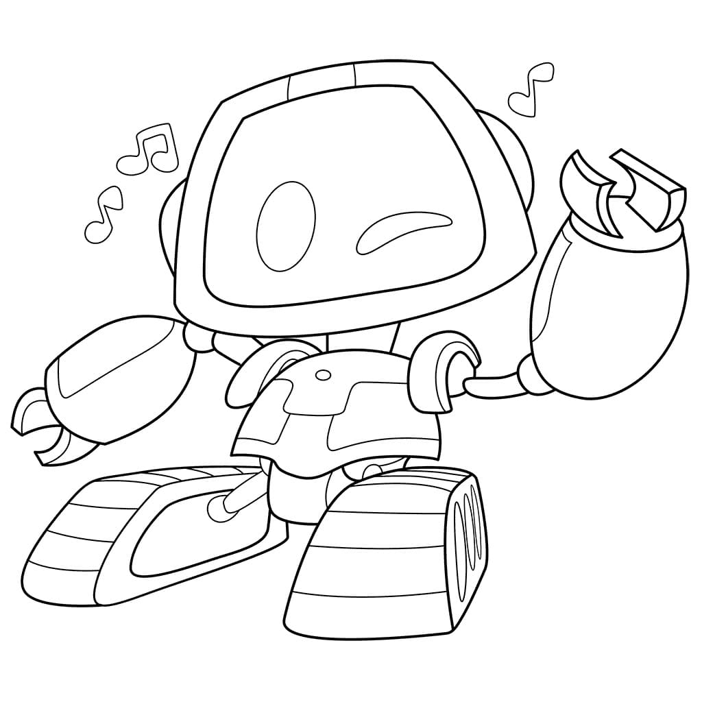 Desenho deBoogie Bot de Poppy Playtime para colorir