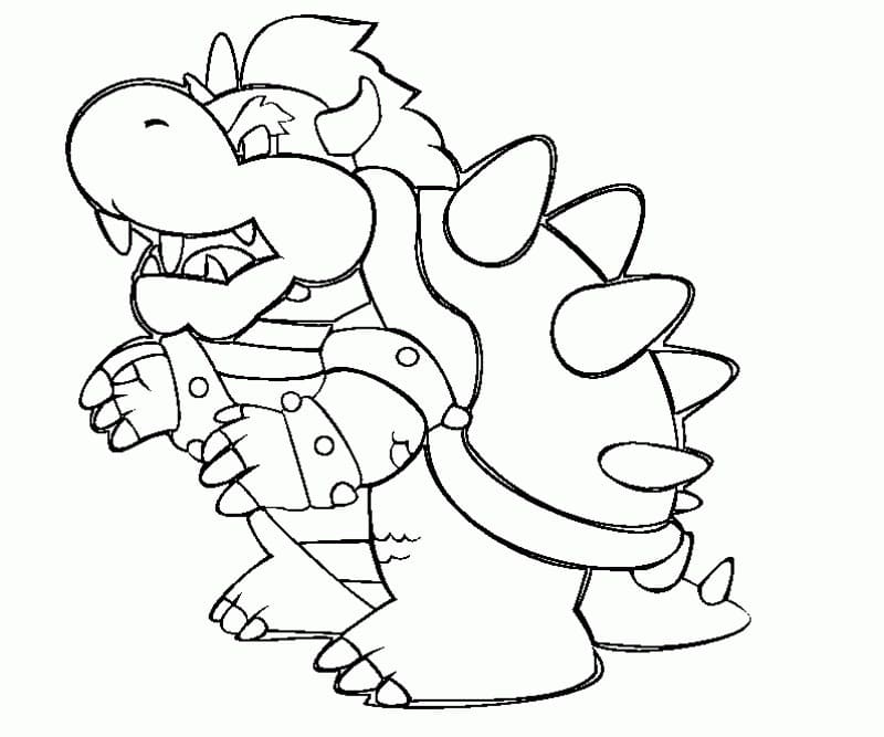 Desenho deBowser 7 para colorir