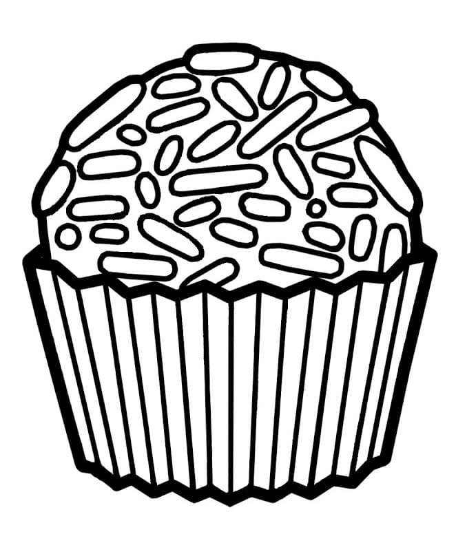 Desenhos de Brigadeiro para colorir