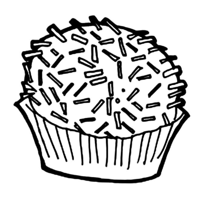 Desenho deBrigadeiro Grátis para colorir