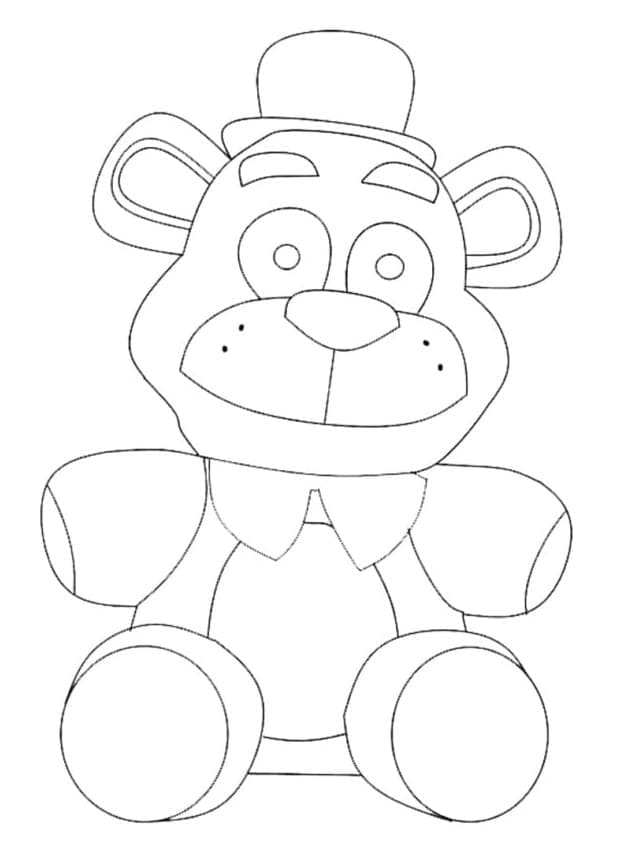 Desenho deBrinquedo Freddy de FNAF para colorir