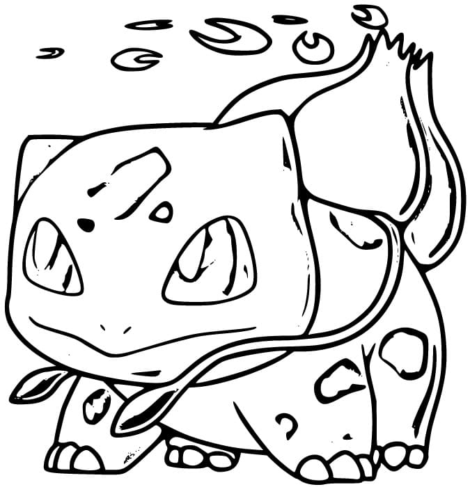 Desenho deBulbasaur Pokémon para colorir