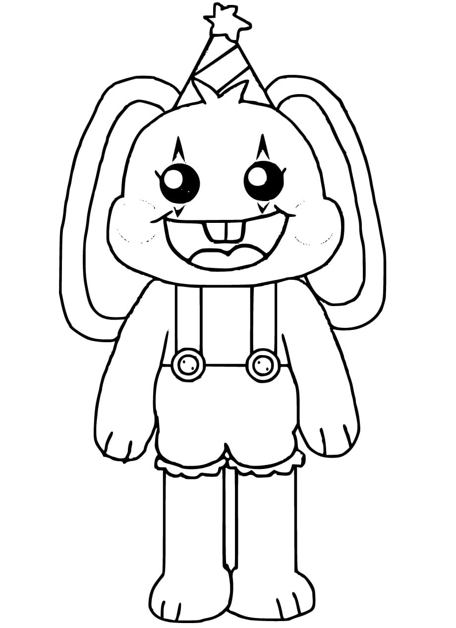 Desenho deBunzo Bunny Fofo para colorir