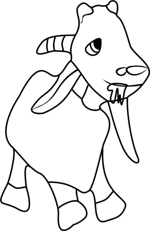 Desenho deCabra de Masha e o Urso para colorir