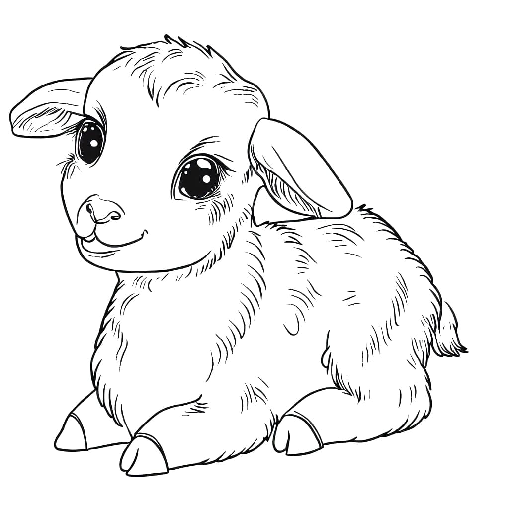 Desenhos de Cabrito para colorir