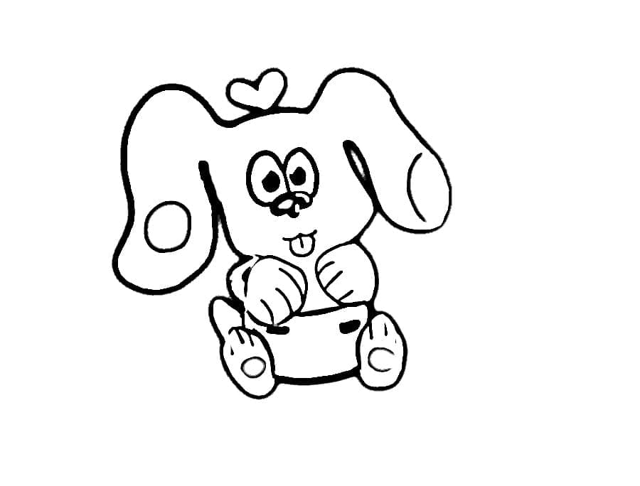 Desenho deCachorrinho 4 para colorir