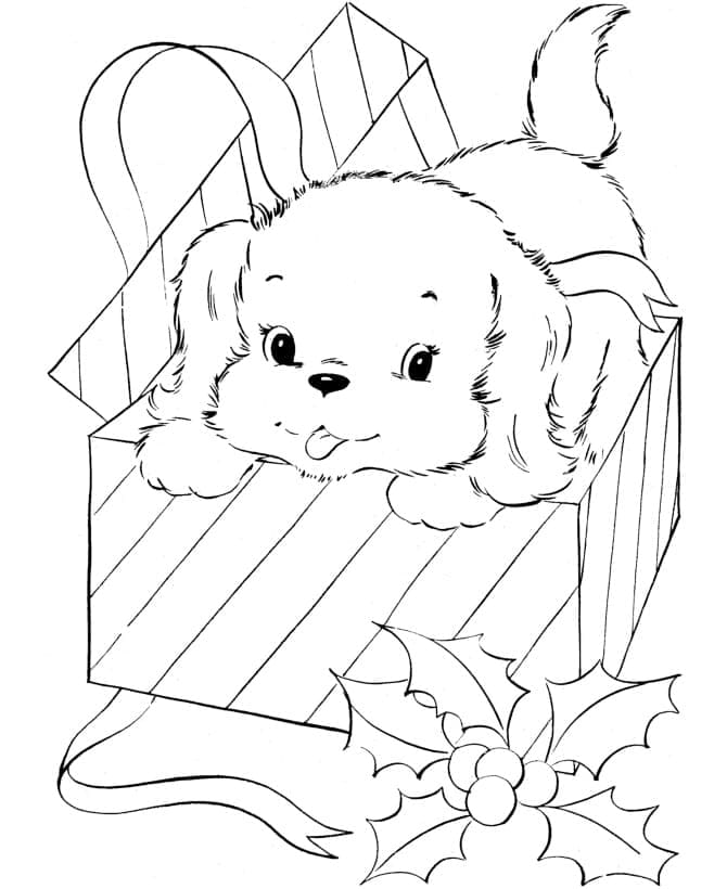 Desenho deCachorrinho 6 para colorir