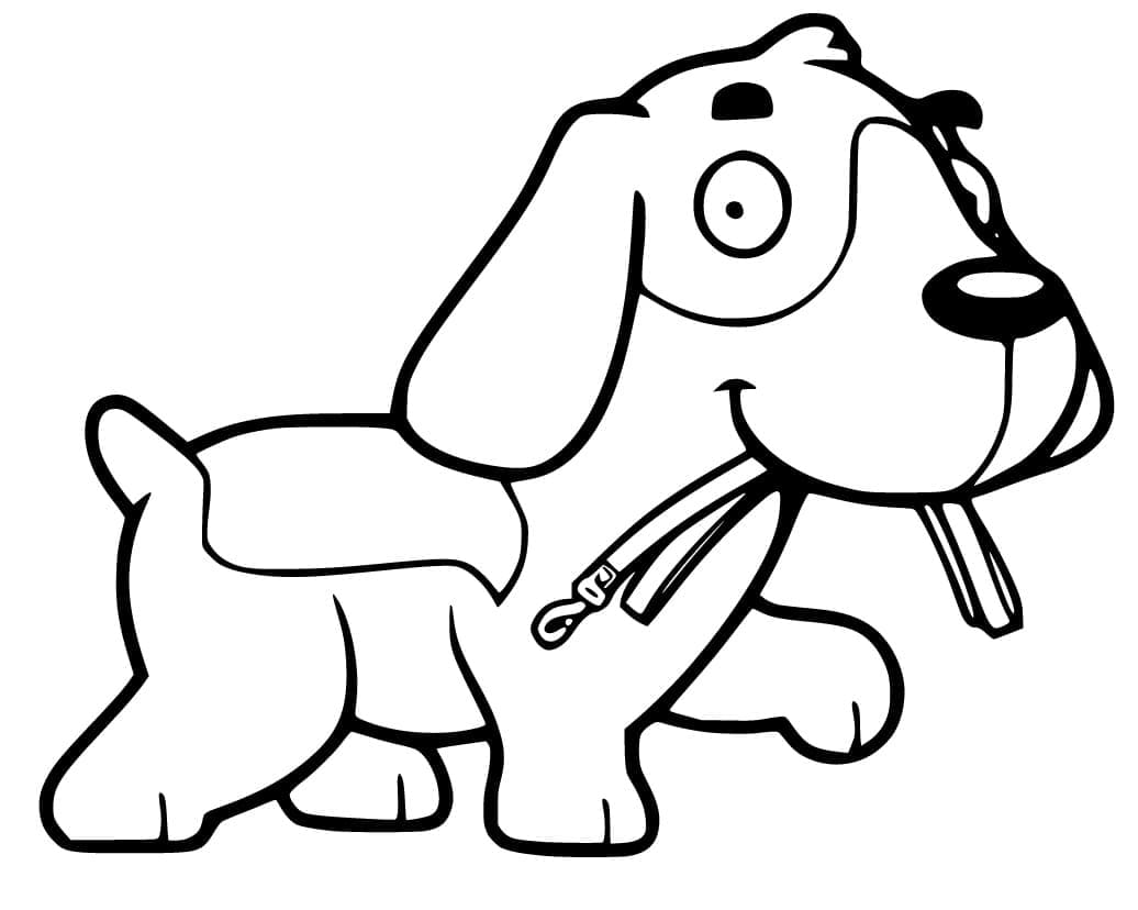 Desenho deCachorro Beagle 1 para colorir