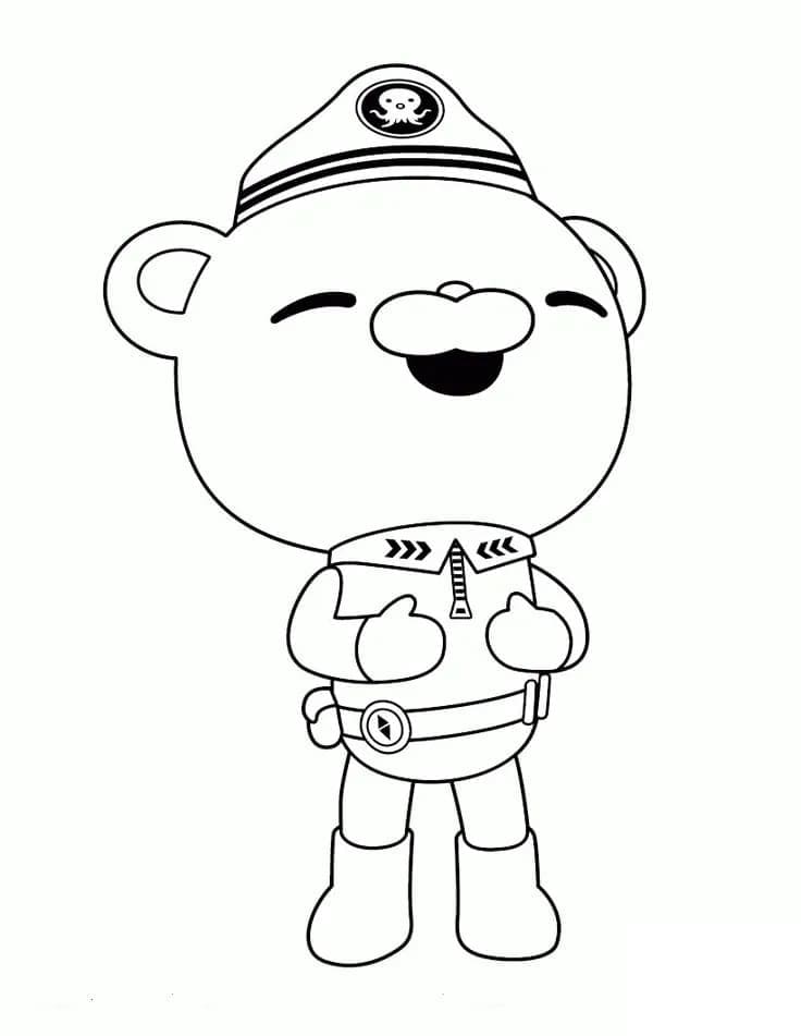 Desenho deCapitão Polo Polar para colorir