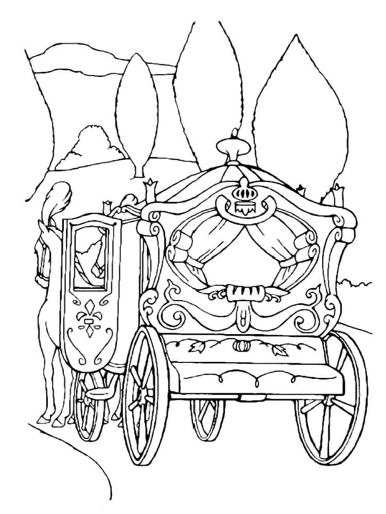 Desenho deCarruagem Maravilhosa para colorir