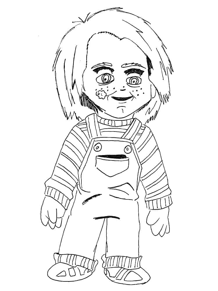 Desenho deChucky Fofo para colorir