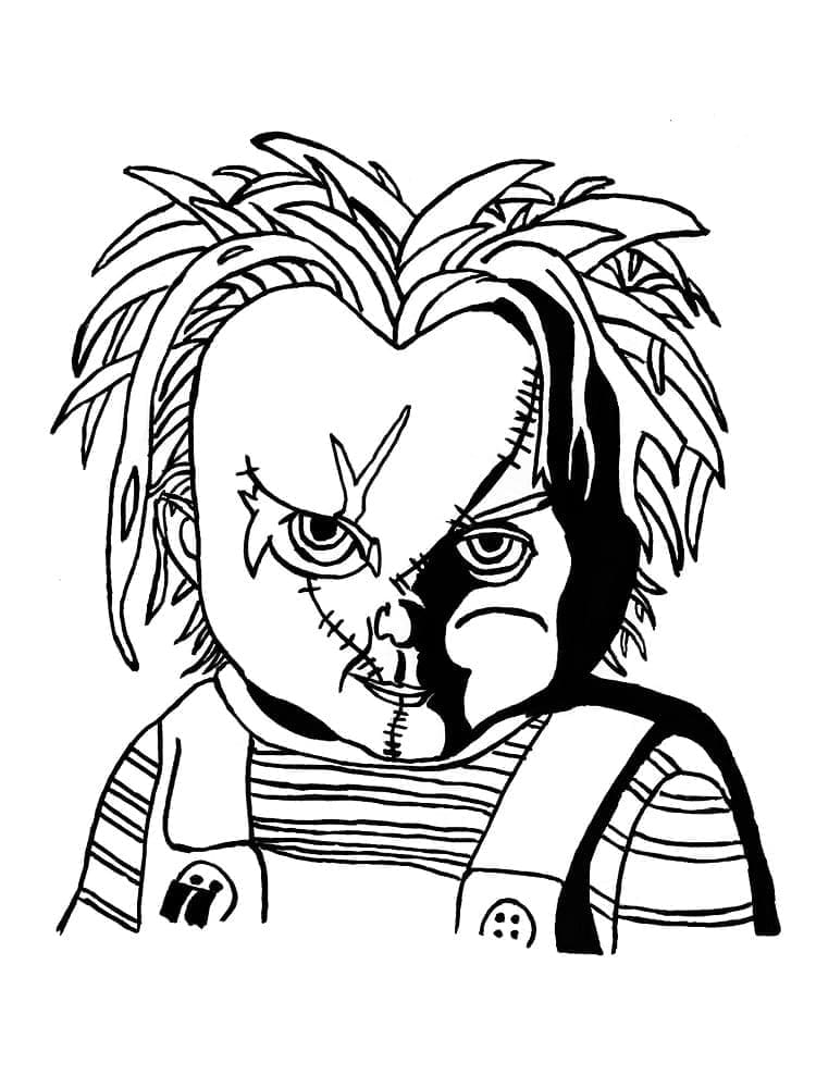 Desenho deChucky Malvado para colorir