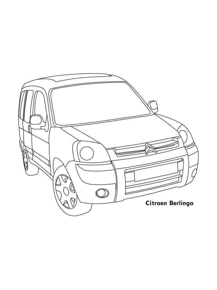 Desenho deCitroen Berlingo para colorir