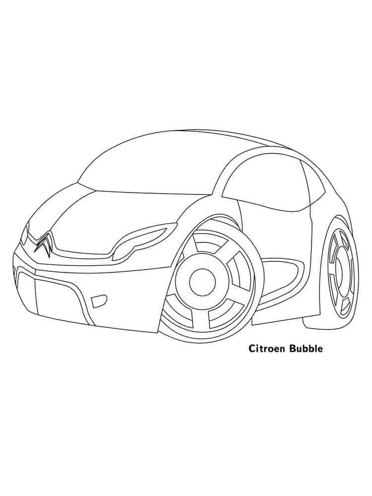 Desenho deCitroen Bubble para colorir